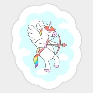 Unicorn Valentine Sticker